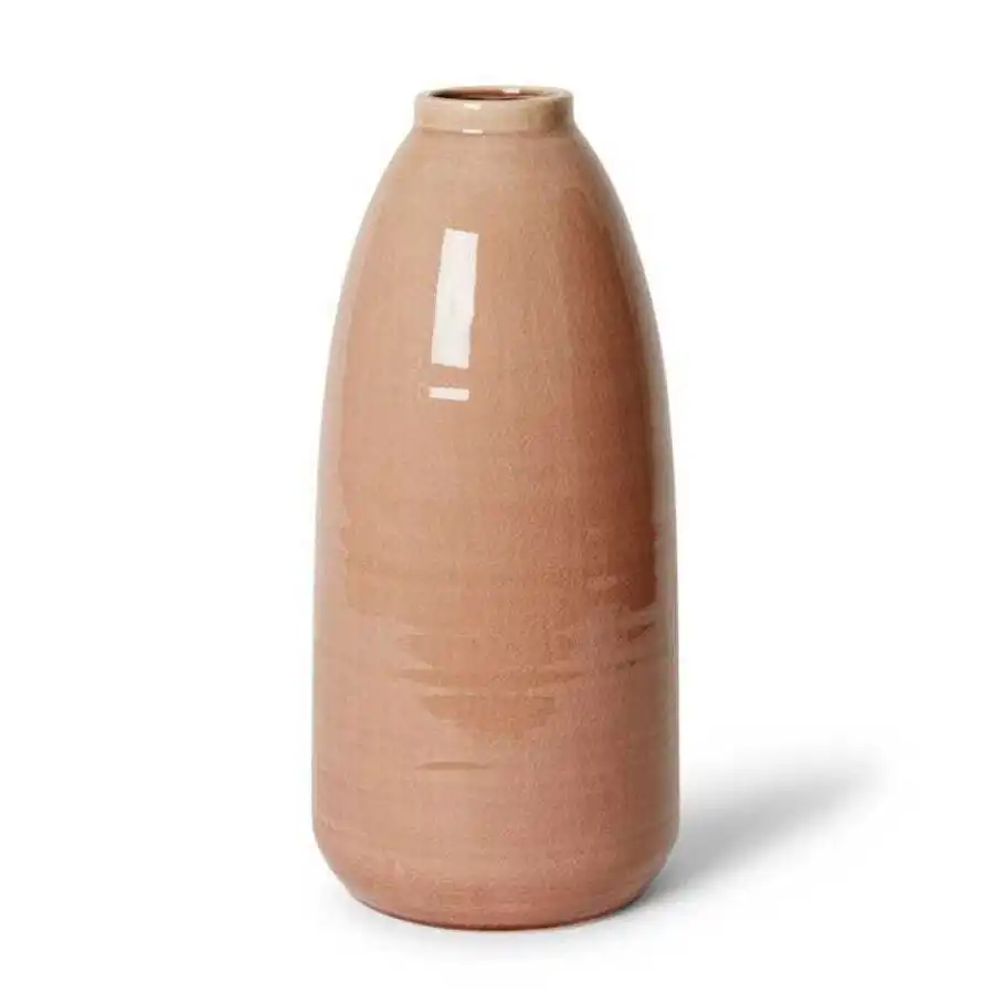 E Style Valeria 40cm Ceramic Plant/Flower Vase Tabletop Display Decor Pink