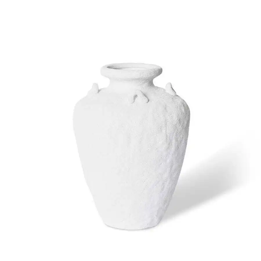 E Style Aziza 45cm Ceramic Plant/Flower Vase Tabletop Display Decor White
