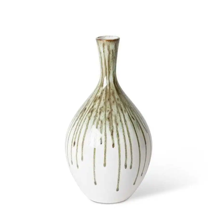 E Style Charlotte 35cm Ceramic Plant/Flower Vase Tabletop Home Decor Green