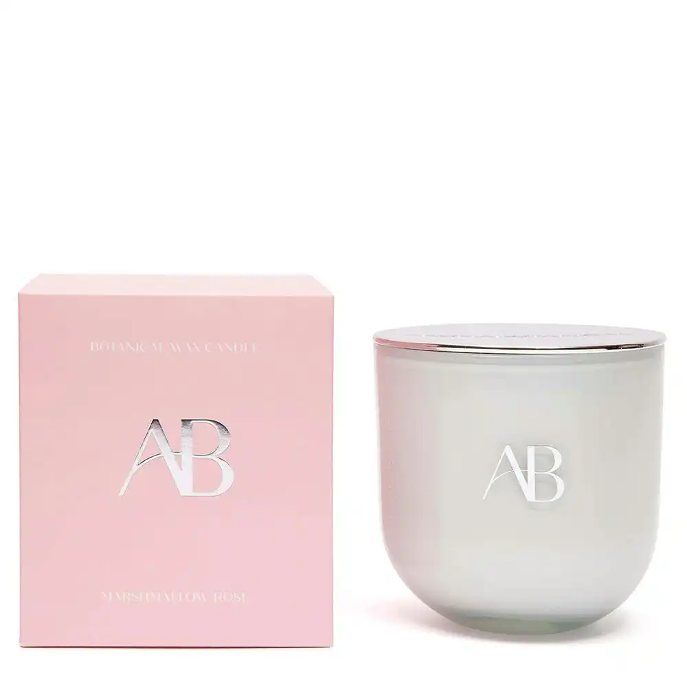 Aromabotanical 680g Scented Wax Candle Home Room Fragrance Marshmallow Rose