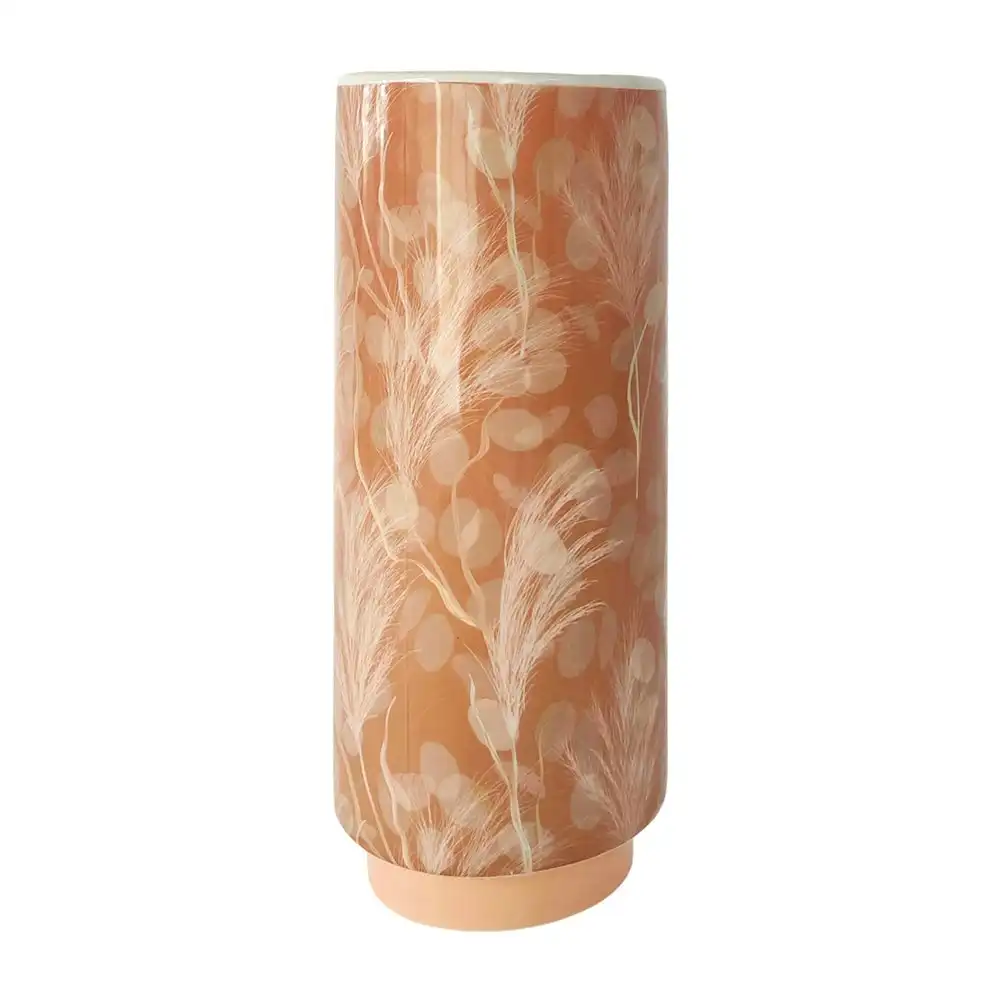 Urban Boho 24cm Ceramic Flower Vase Home Decorative Tabletop Display Dusty Pink
