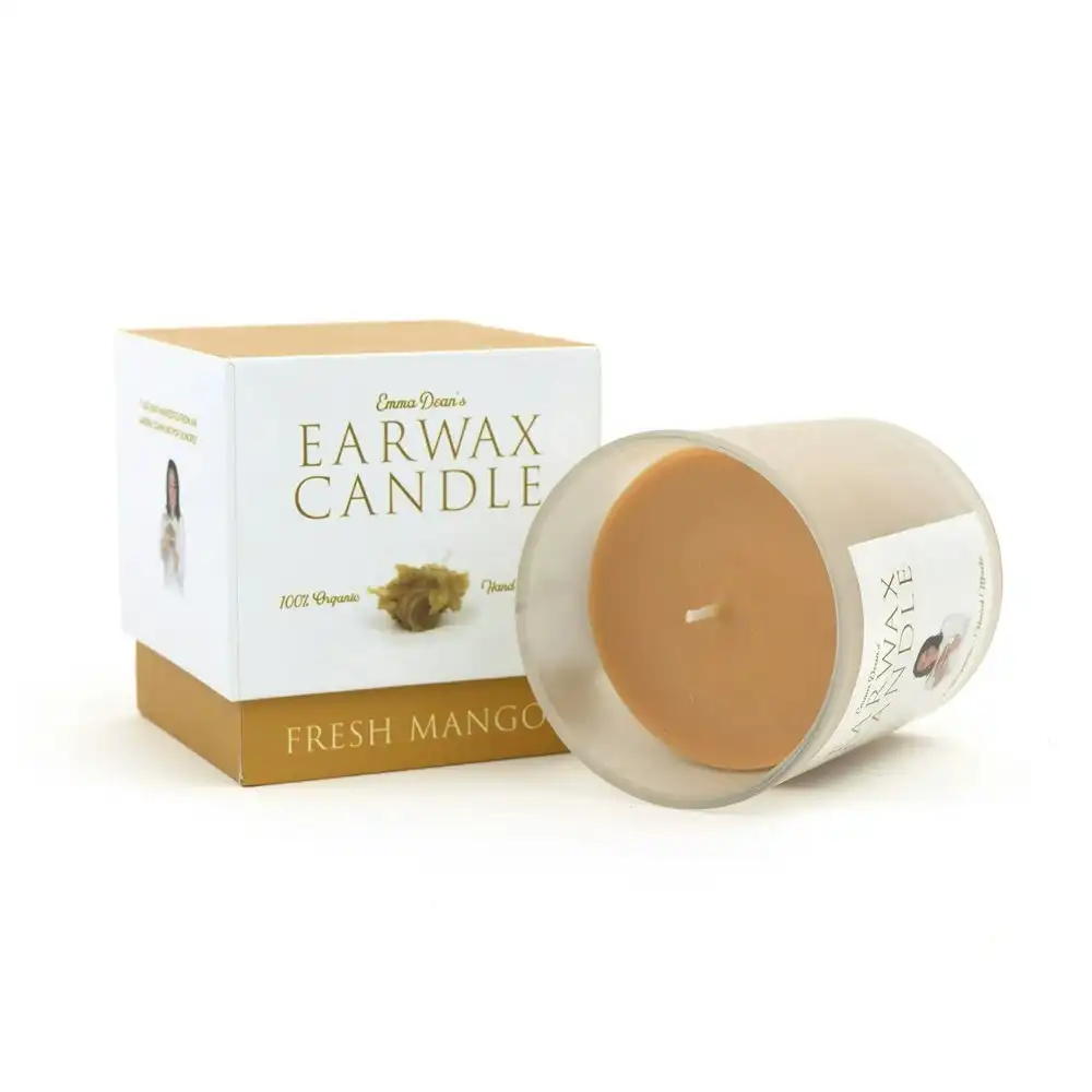 PRANK-O 9cm Earwax Scented Candle Home Fragrance Tabletop Display Amber Scent