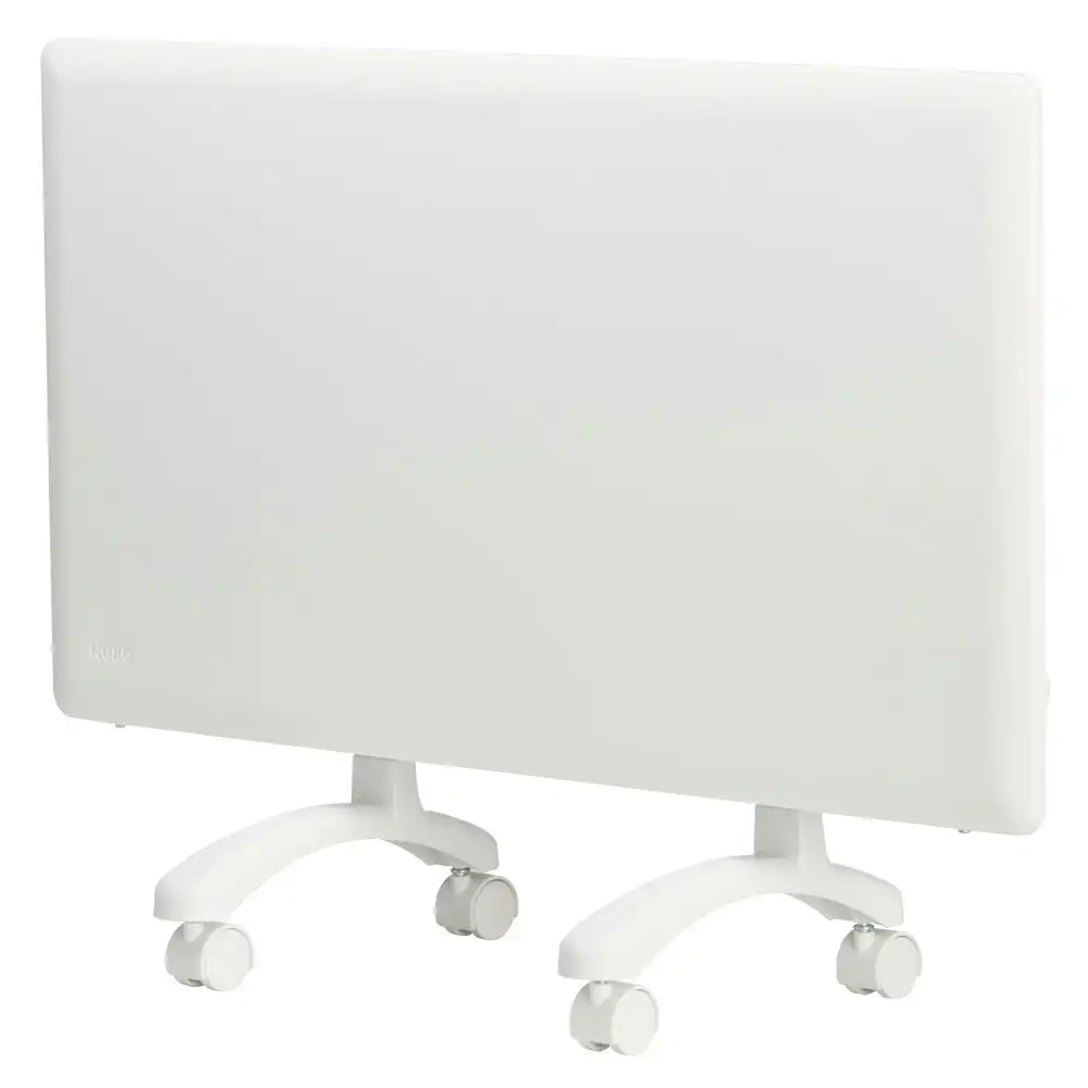 Nobo Electric 1kW Slimline Panel Home Room Space Heater w/Wi-Fi & Castors White