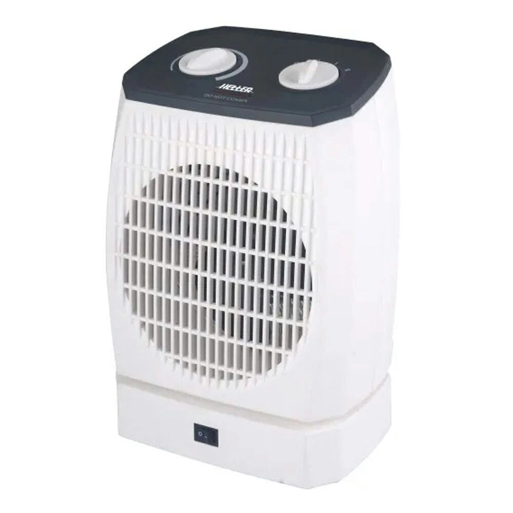 Heller Home Powerful Portable Oscillating Upright Fan Heater 1000/2000W