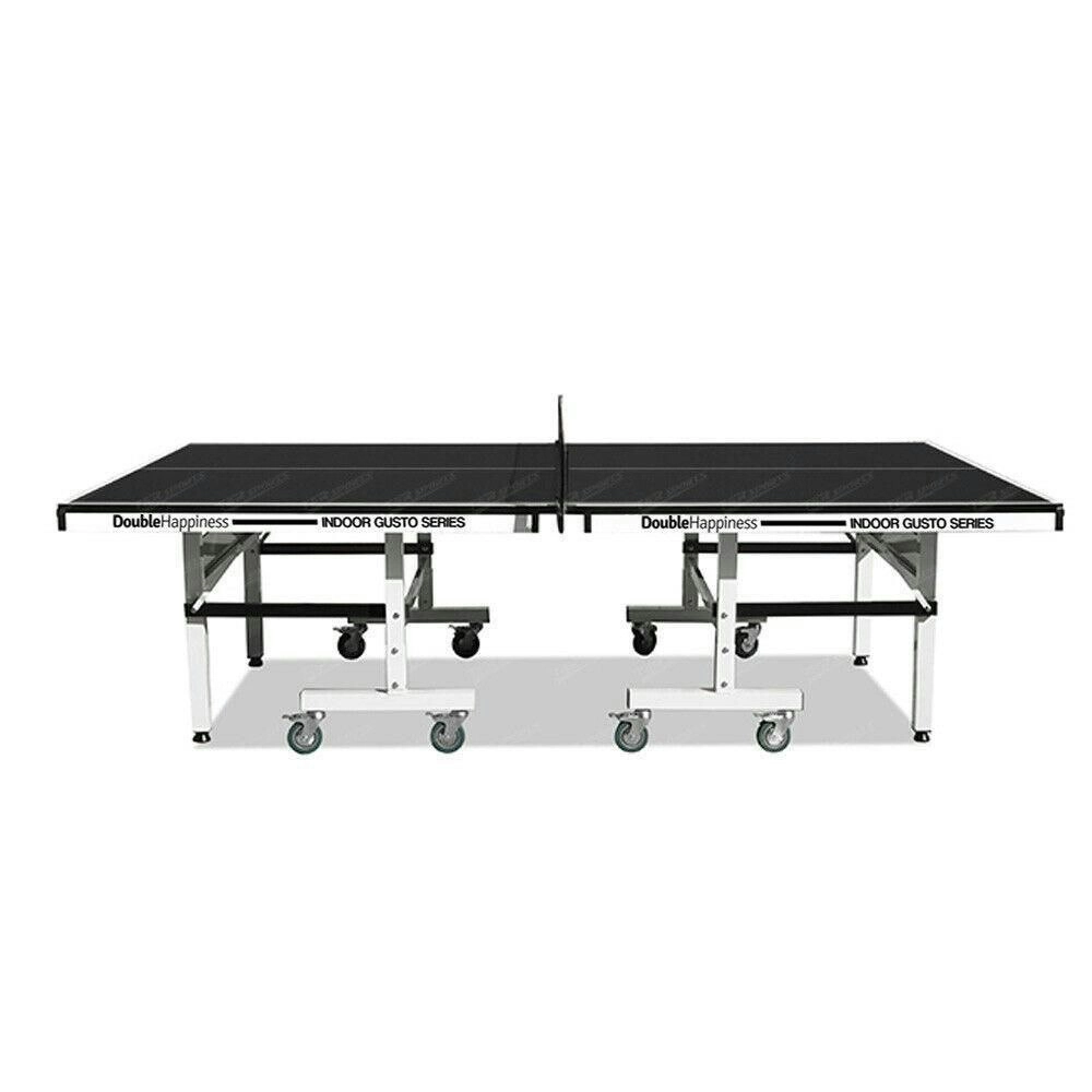 Double Happiness Indoor Pro 250 Table Tennis Ping Pong Table with Free Accessories Package