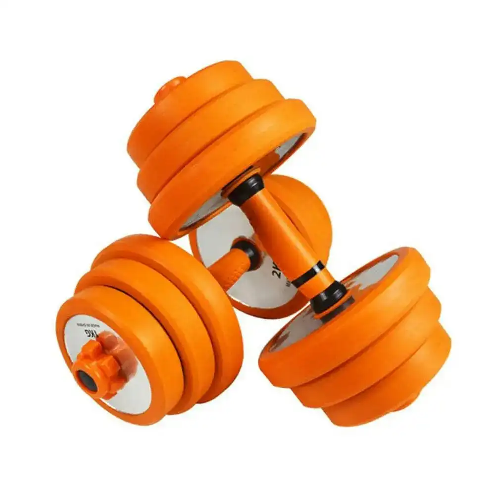 Rubber Cast Iron Plates Dumbbell Weight Set Exercise Equipment Dumbbell Fitness