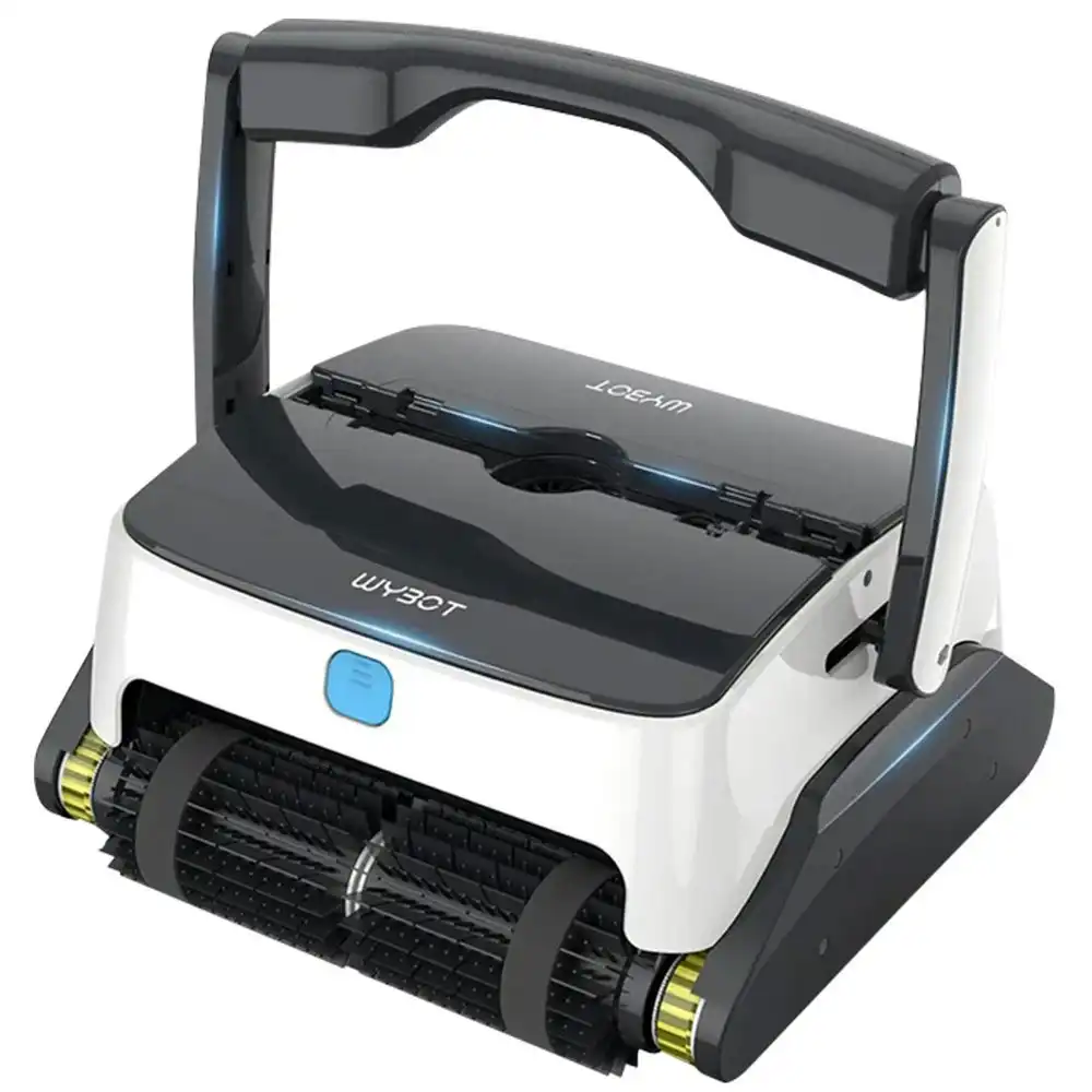 WYBOT Grampus 800 Robotic Pool Cleaner Automatic Vacuum with Quick Clean, Wall Climbing, Triple Motors, Large Filter Baskets, Ideal for Large In-Ground Pools