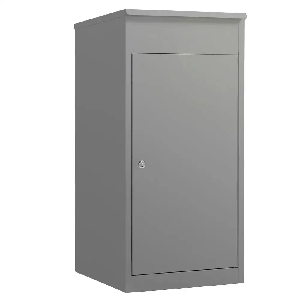 Fortia Freestanding Parcel Post Box Letterbox, Woodland Grey