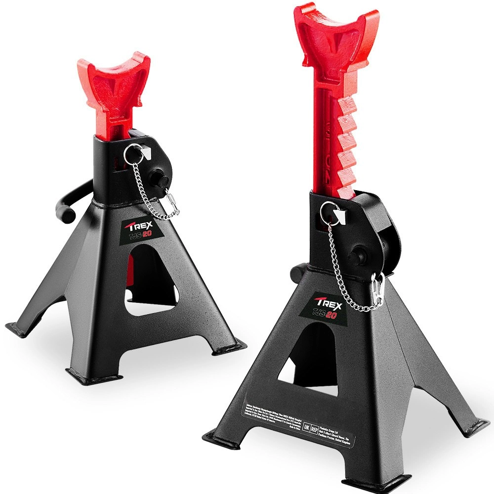 T-Rex 2000KG Automotive Car Jack Axle Stands, 2 Pieces