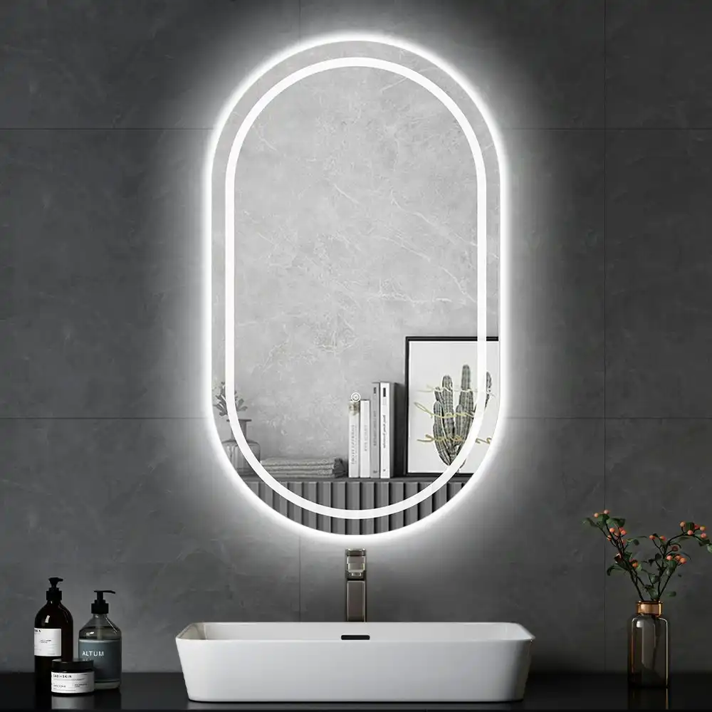 Propulse Bathroom LED Wall Mirror 60x100CM Makeup Mirrors With 3 Color Anti-fog