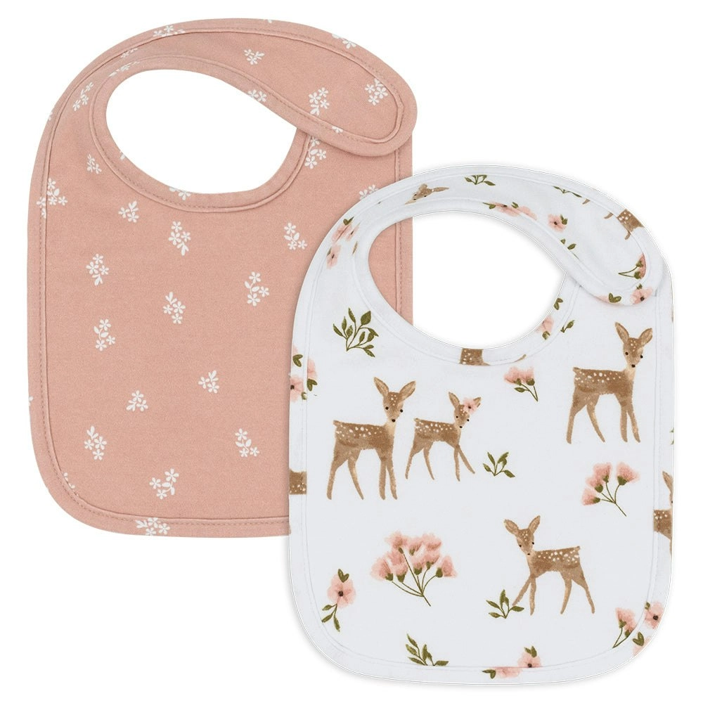 Living Textiles | Baby Bibs - 2-Pack - Sophia's Garden