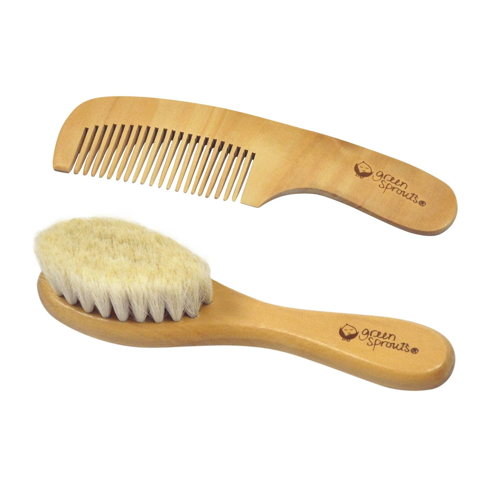 Green Sprouts | Brush and Comb Set