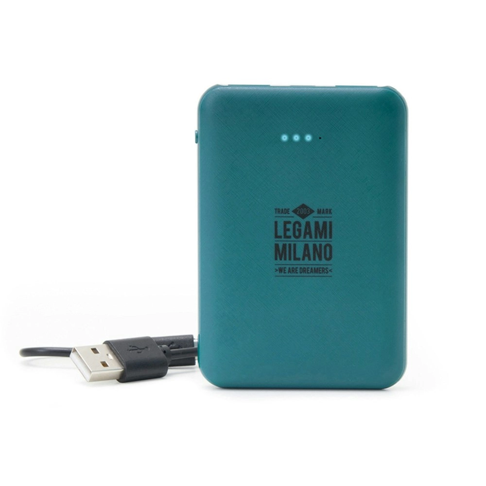 Legami Power Man 5000mAh Double USB Ports Power Bank w/ Cable Portable Charger