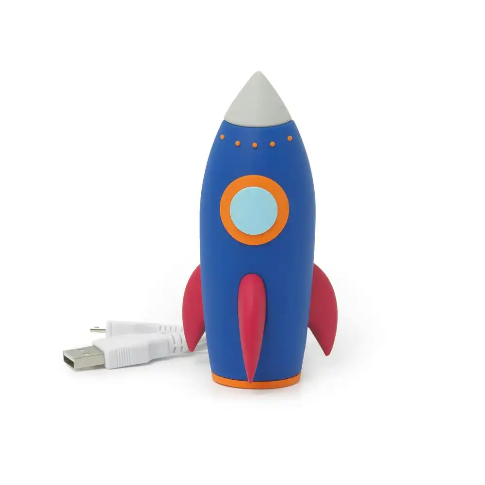 Legami My Super Power Rocket 2600mAh Power Bank w/ USB Cable Portable Charger