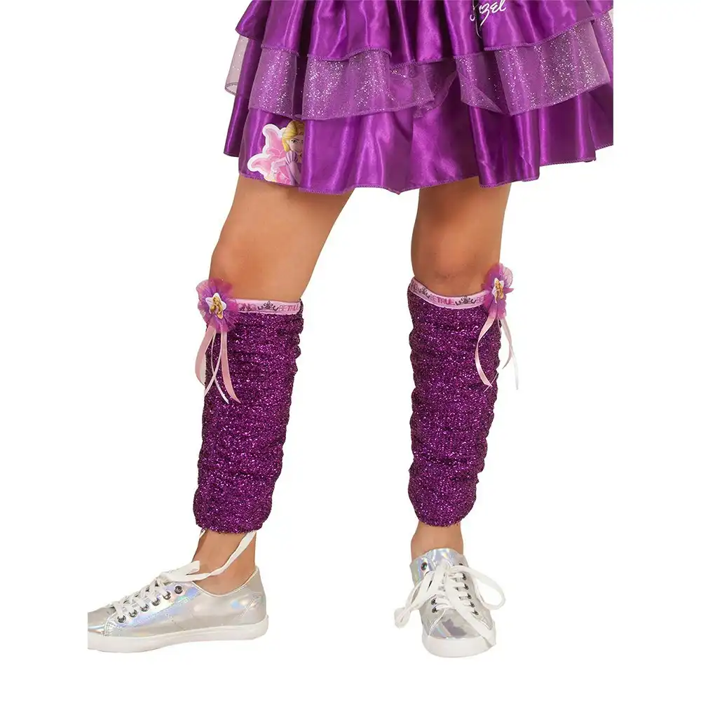 Disney Princess Tangled Rapunzel Halloween Costume Legwear Girls Leg Warmers