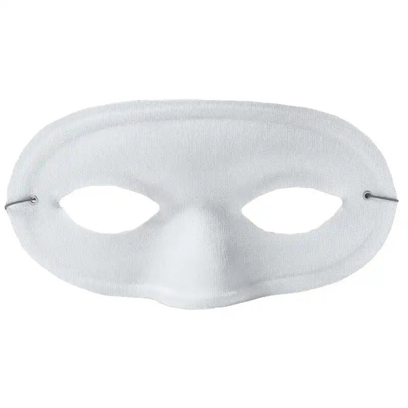 Phantom Of The Opera Domino Satin Mask Halloween Party Adult Unisex Costume WHT