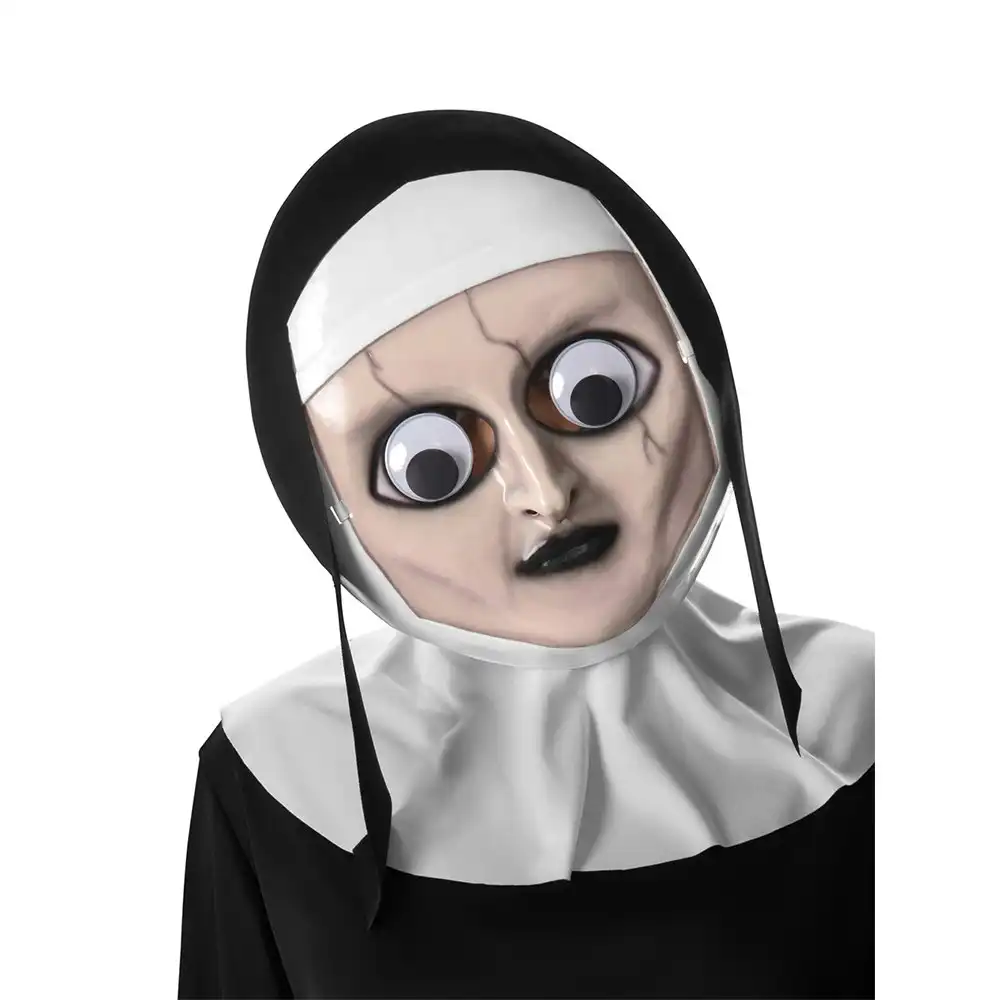 Warner Bros The Nun Googly Eyes Mask Halloween Horror Party Adult Unisex Costume