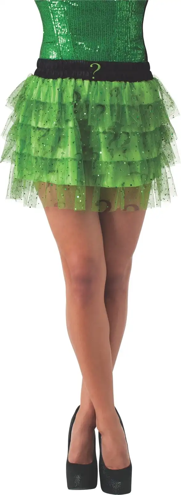DC Comics Green The Riddler Tutu Skirt Penguin Two Face Adult Size Standard