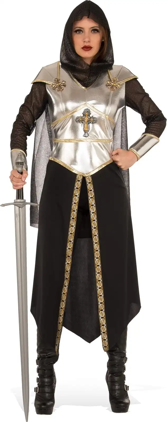 Rubies Medieval Warrior Back In TIme Women's Dress Up Costume Size Standard