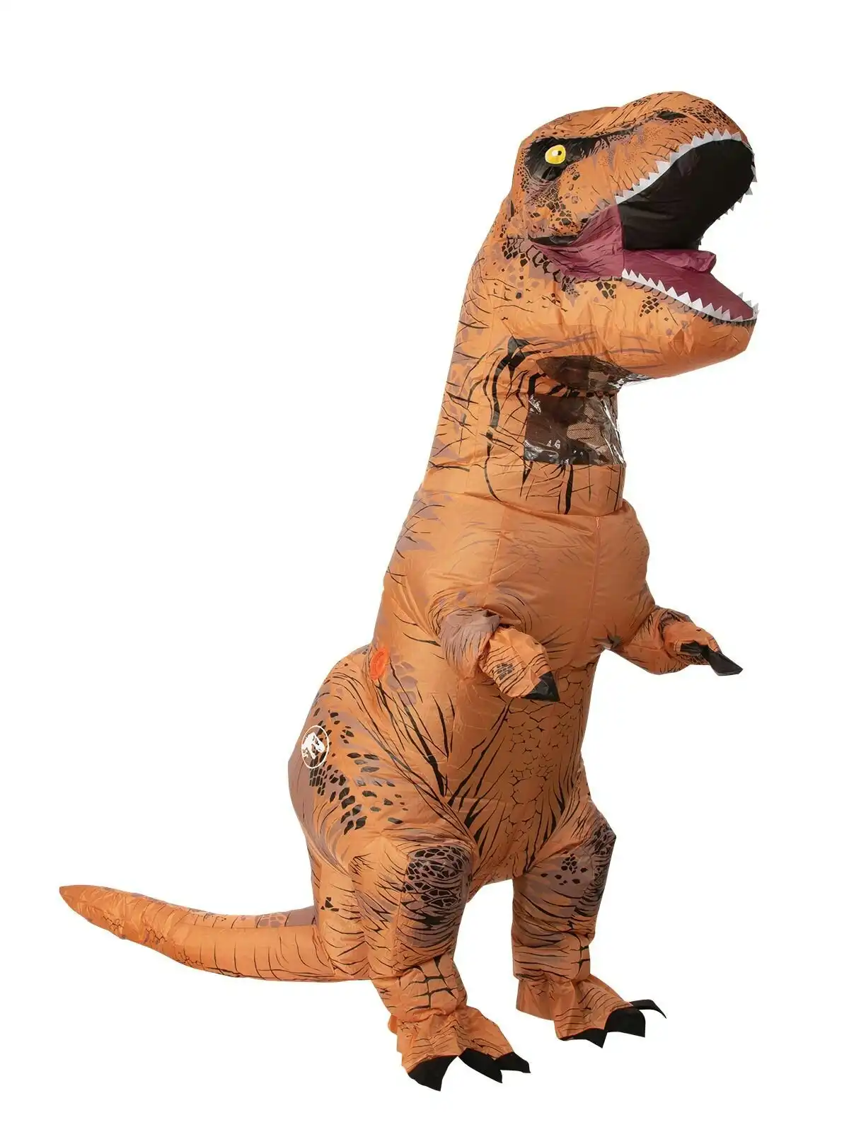 Rubies Jurassic Park T-Rex Inflatable Adults Dress Up Dinosaur Costume Size Plus
