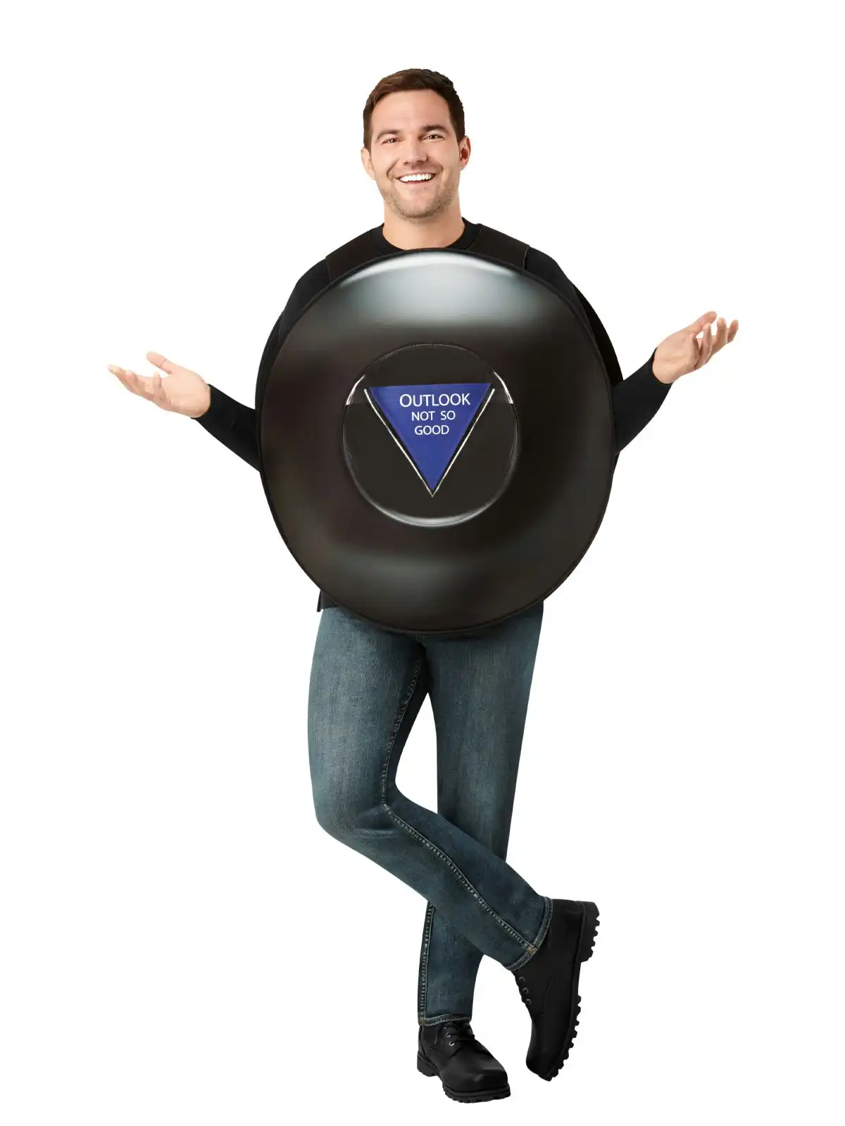 Rubies Magic-8 Ball 80's Game Adult Unisex Tabard Dress Up Costume One Size