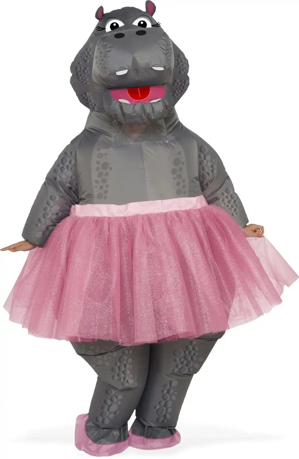 Rubies Hippo Inflatable Adults Hippopotamus Unisex Dress Up Costume Size STD