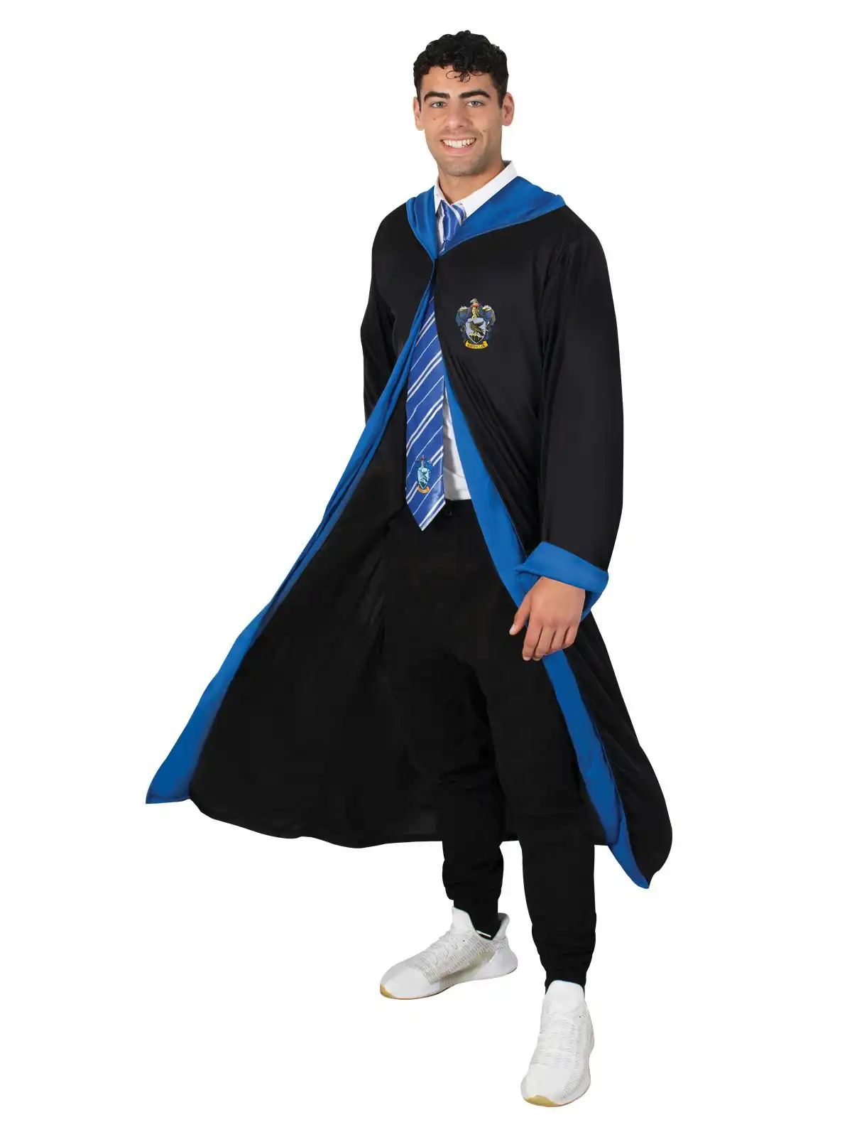 Harry Potter Ravenclaw Hogwarts Adult Wizard Robe Men's Party Costume Size STD