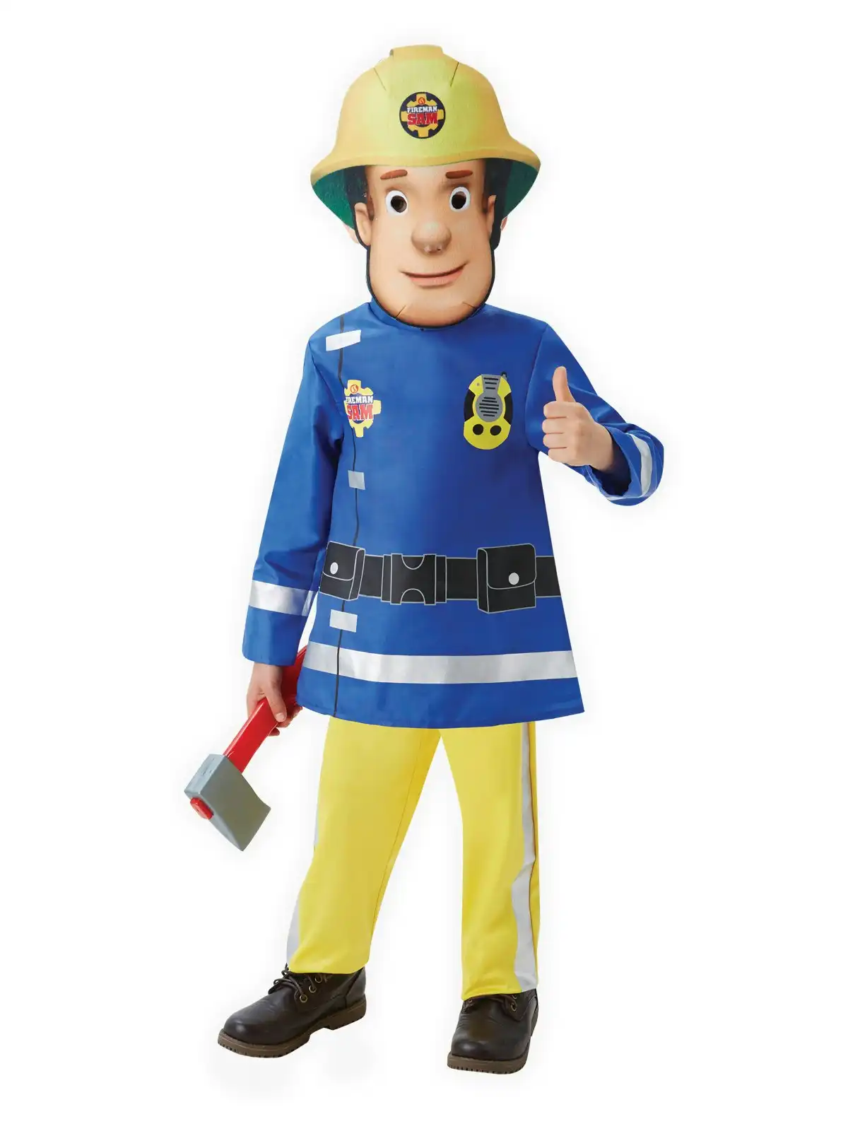 Rubies Fireman Sam Character Deluxe Dress Up Party Costume - Size Toddler/Baby