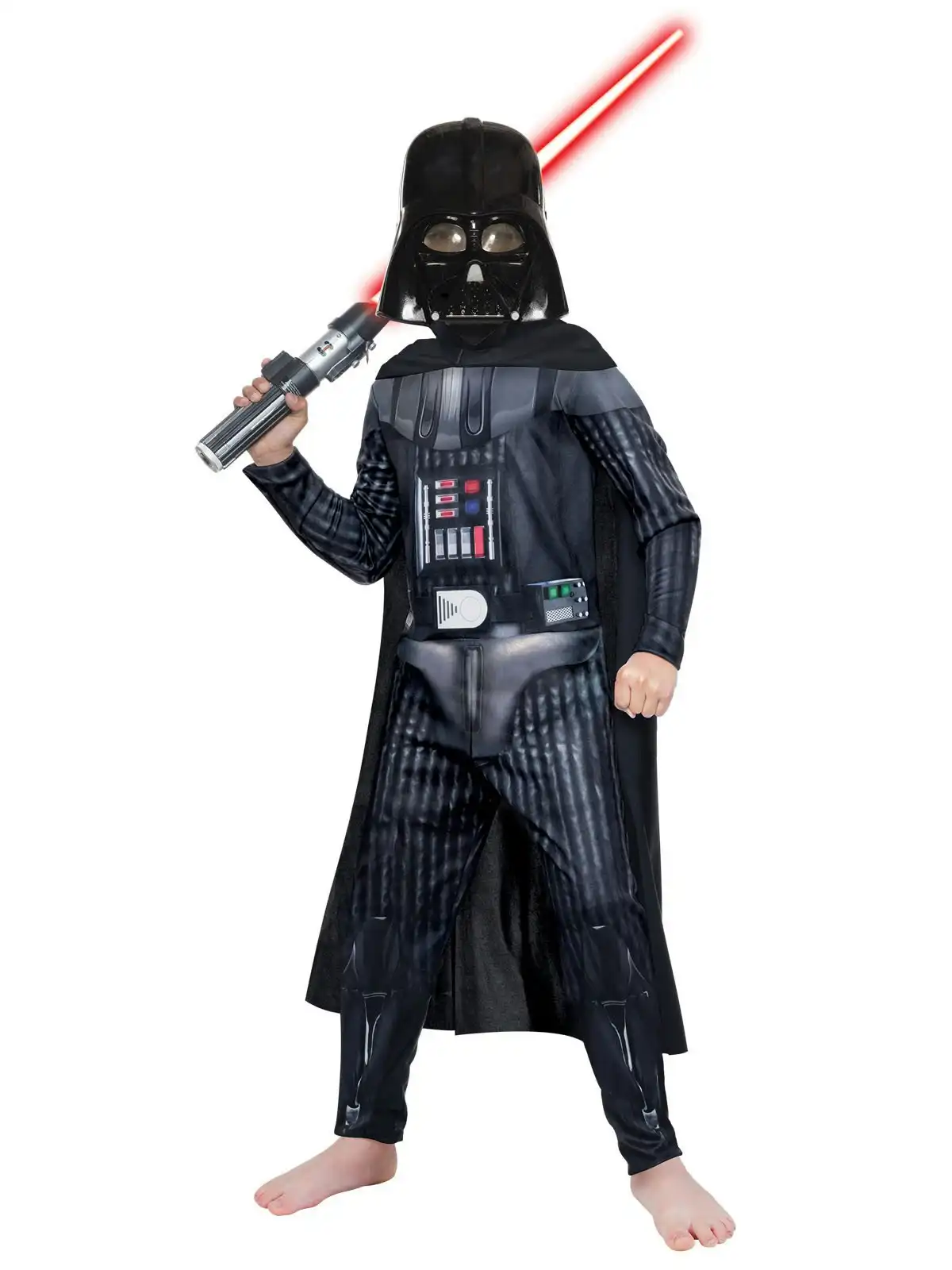 Star Wars Darth Vader Classic Dress Up Party Costume Kids/Boys/Children Size 3-5