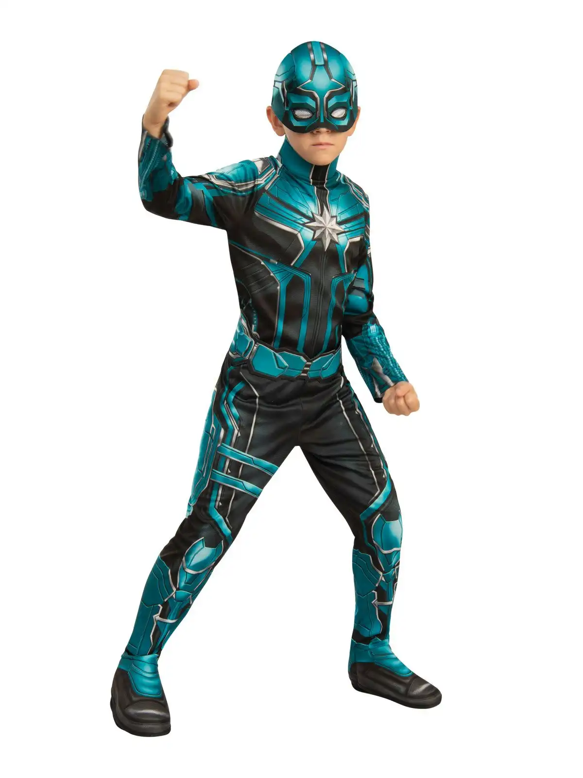 Disney Yon Rogg Classic Captain Marvel Dress Up Costume Kids/Boys Size L