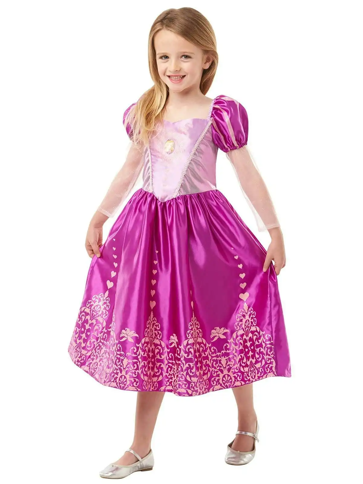 Disney Rapunzel Gem Princess Dress Up Party Costume Kids/Girls/Children Size 4-6