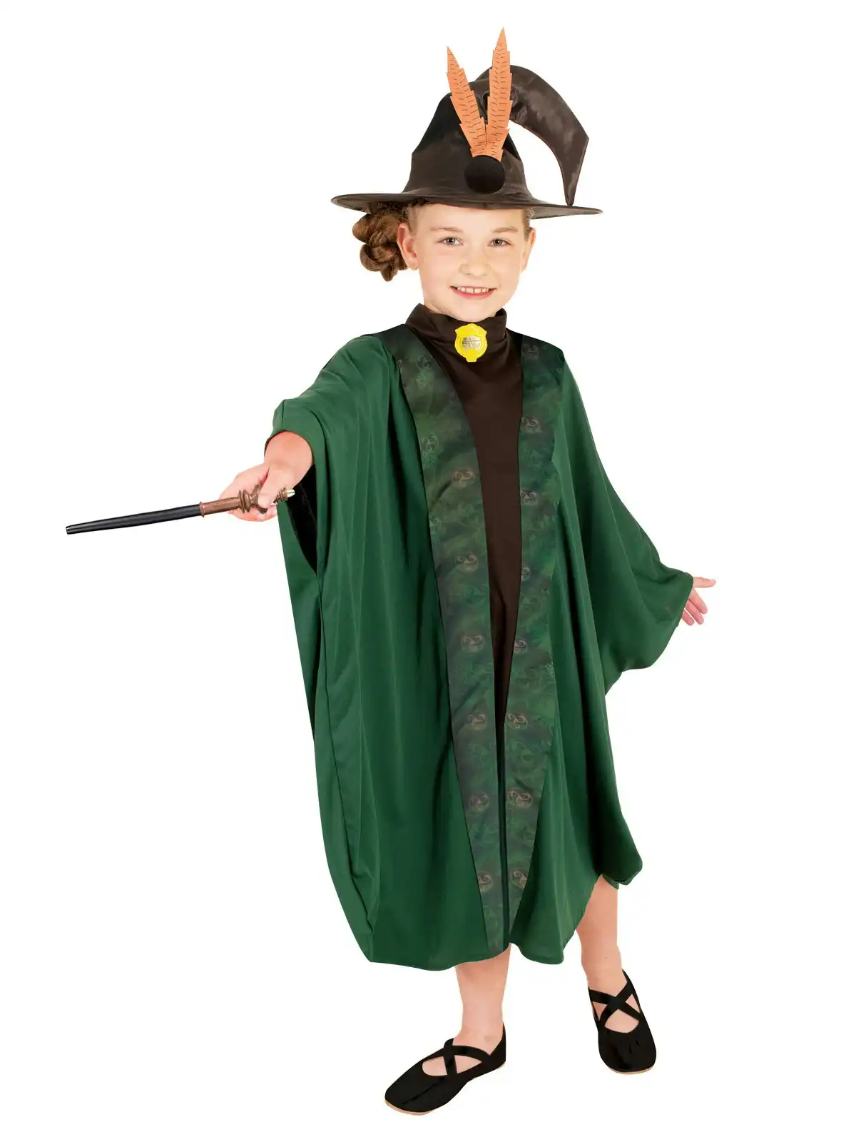 Harry Potter Professor Mcgonagall Robe Dress Up Party Costume Child/Kids Size 9+