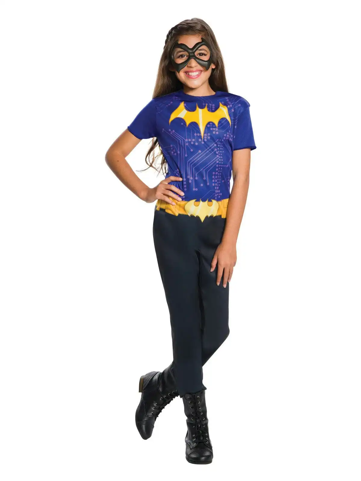 DC Comics Batgirl Dcshg Dress Up Opp Kids/Girls Halloween Party Costume Size 6-8