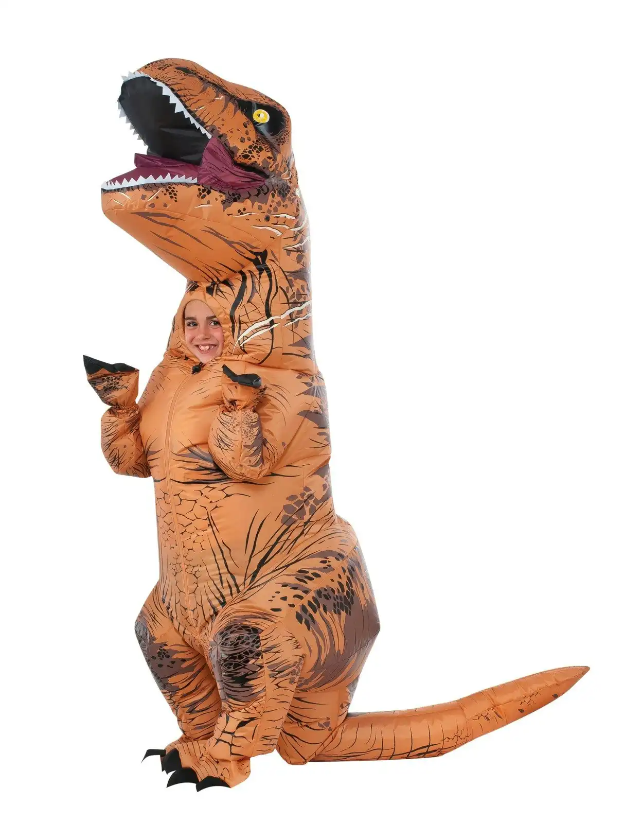 Rubies Dinosaur T-Rex Inflatable Dress Up Halloween Party Costume One Size 6+