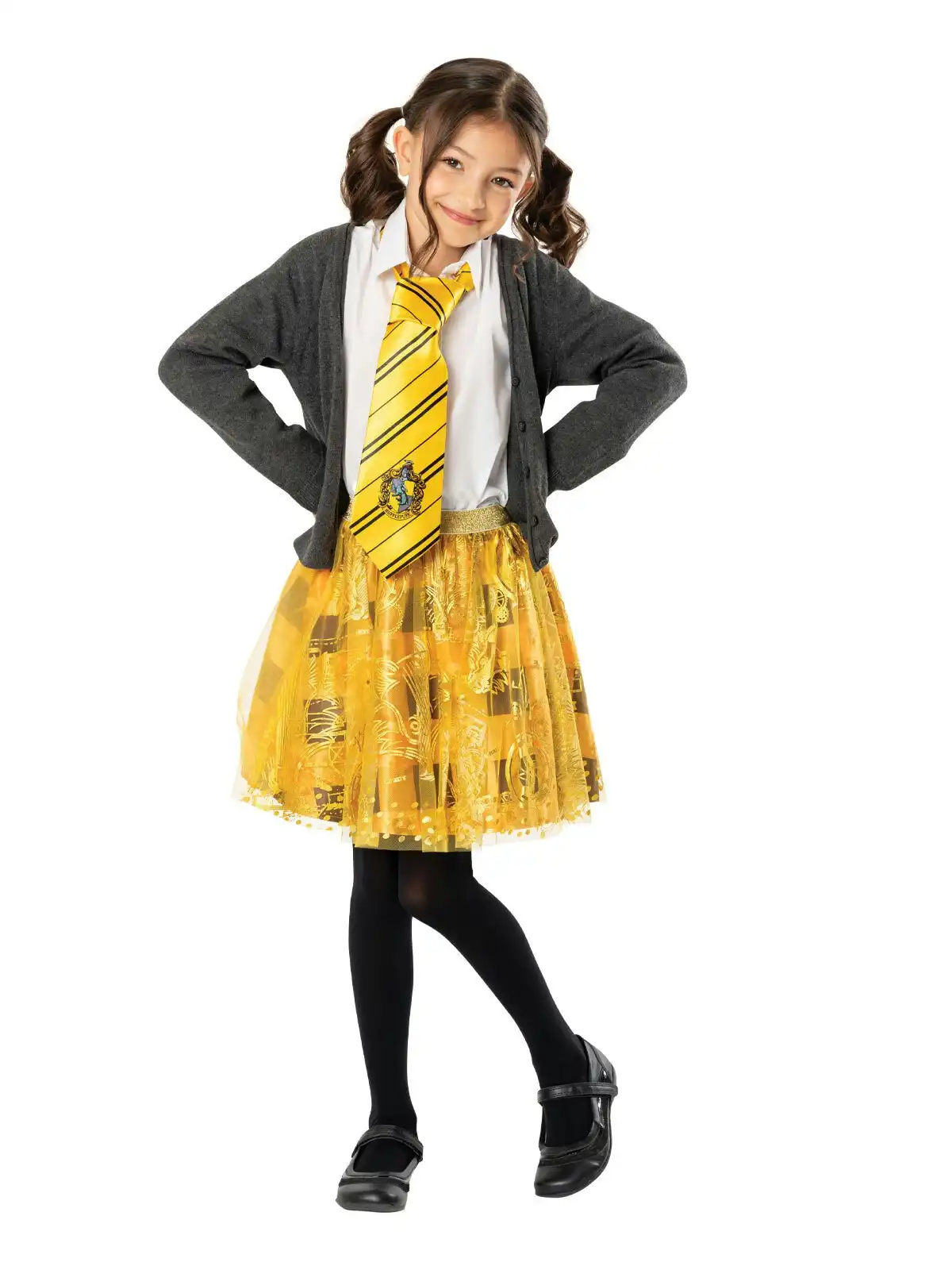 Harry Potter Hufflepuff Tutu Skirt Kids/Child Dress Up Party Costume XL Yellow