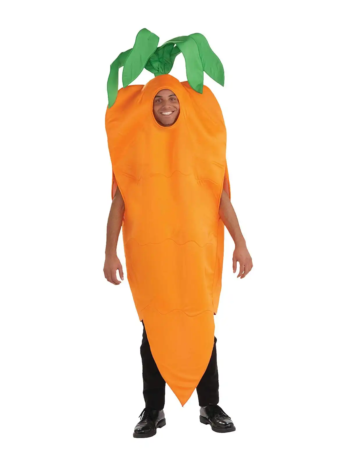 Forum Novelties Orange Carrot Dress Up Adults Unisex Vegetable Costume Size Std