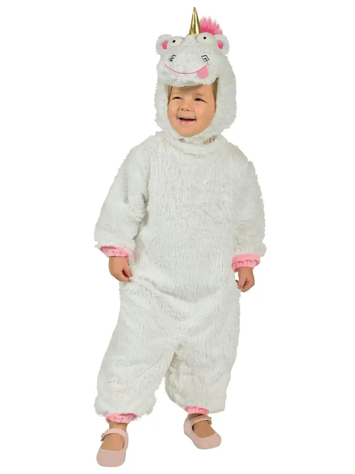 Rubies Fluffy Unicorn Animal Party Dress Up Costume - Size Unisex Toddler Baby