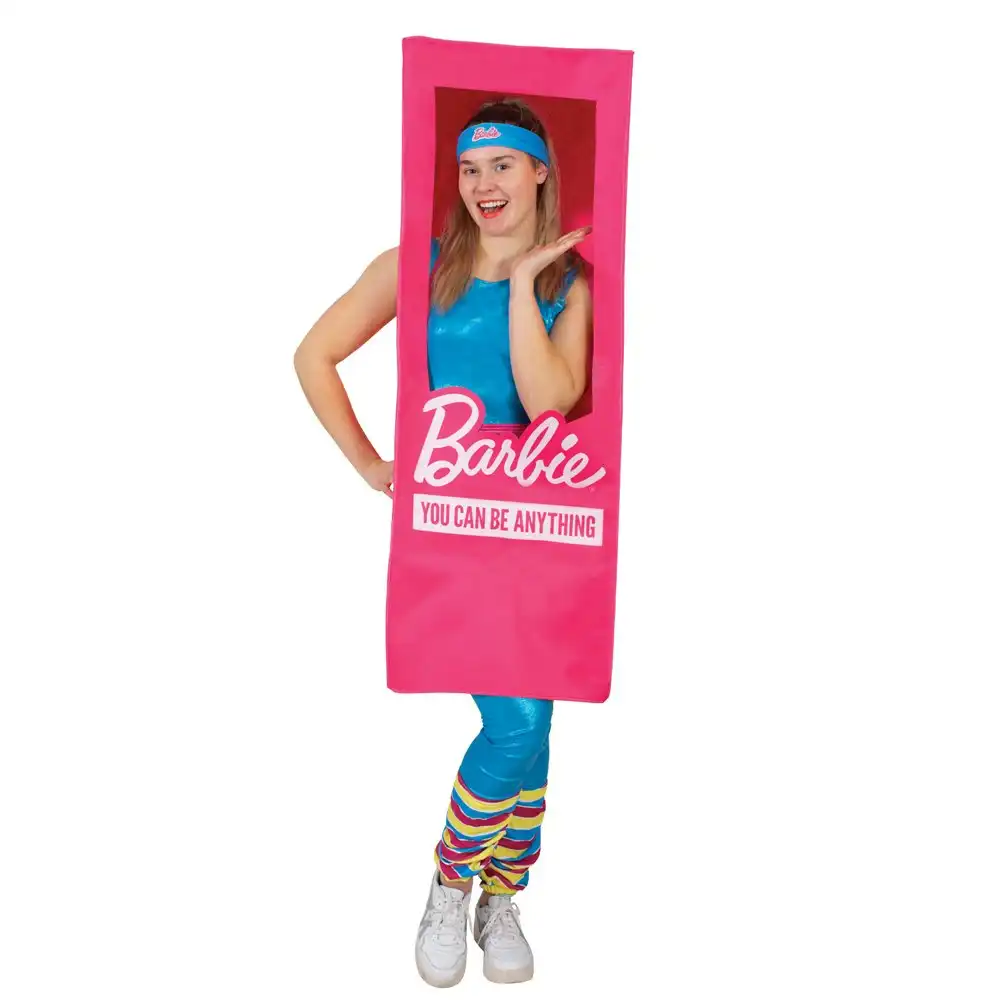 Mattel Barbie Lifesize Doll Box Adult Halloween Party Dress Up Costume/Outfit