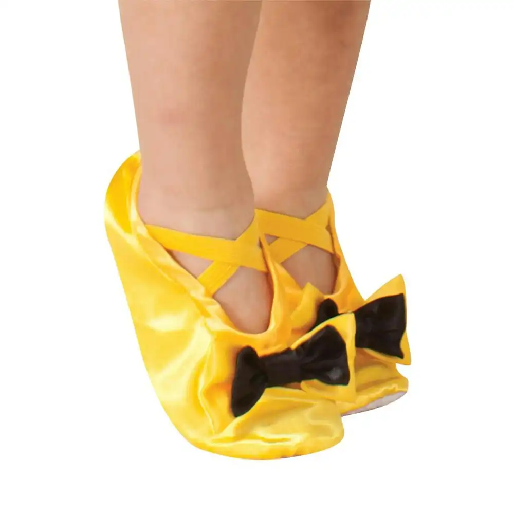 The Wiggles Emma Yellow Themed Novelty Kids/Childrens Slippers Shoes 3+