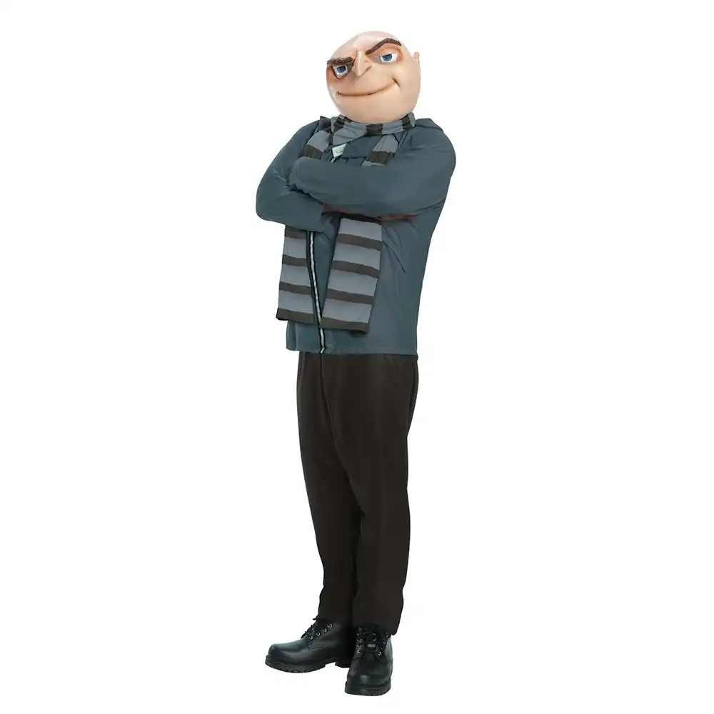 Despicable Me Movie Size Standard Gru Mascot Adult Dress Up Party Costume