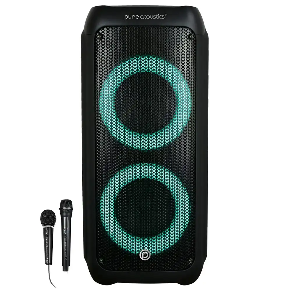 Pure Acoustics Dancer 650X 300W PA Bluetooth Speaker/USB/FM Radio/Wireless Mic