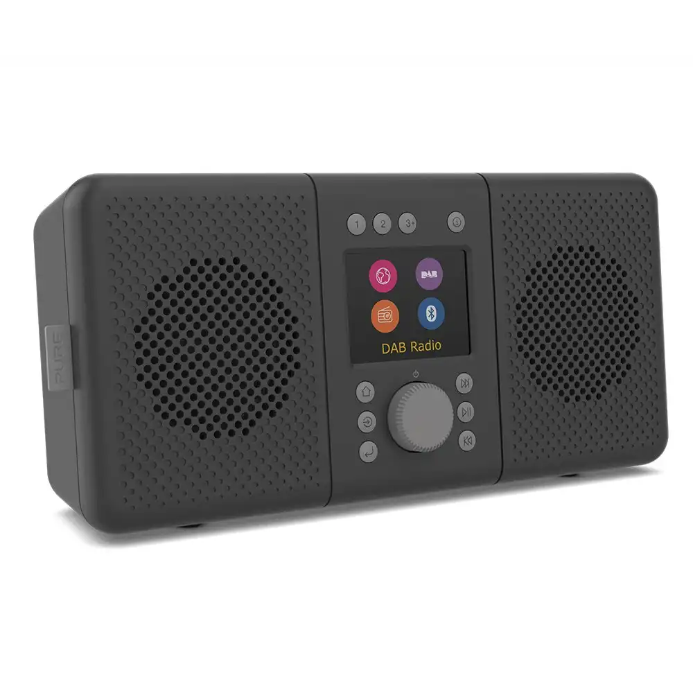 Pure Elan Connect+ Internet 24.7cm DAB+/FM Radio Bluetooth Sound Audio Charcoal