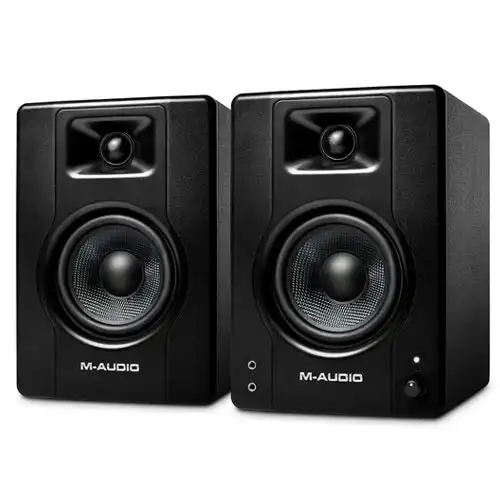 M-Audio BX4 D3 Powered Studio Monitors 4" Driver Desktop Speakers Pair Black