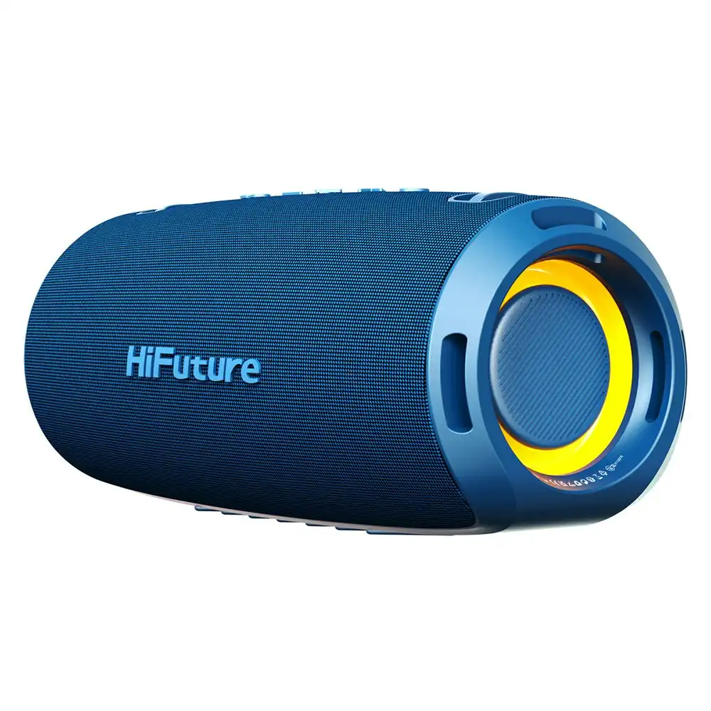 HiFuture Gravity 45W Portable Wireless Bluetooth Music Speaker w/LED Lights Blue