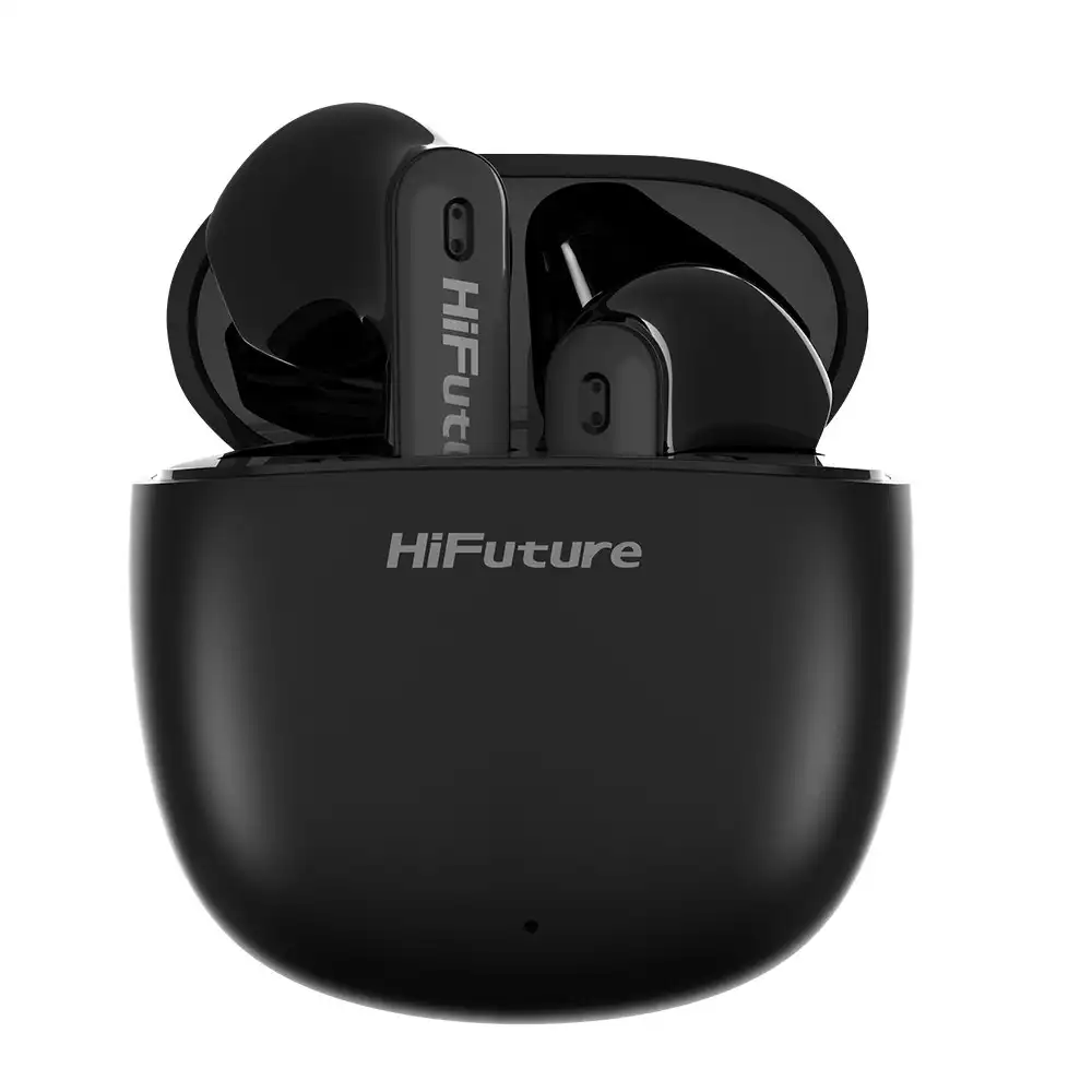 HiFuture Colourbuds2 True Wireless Bluetooth Soft Bass Earbuds Noise Cancel BLK