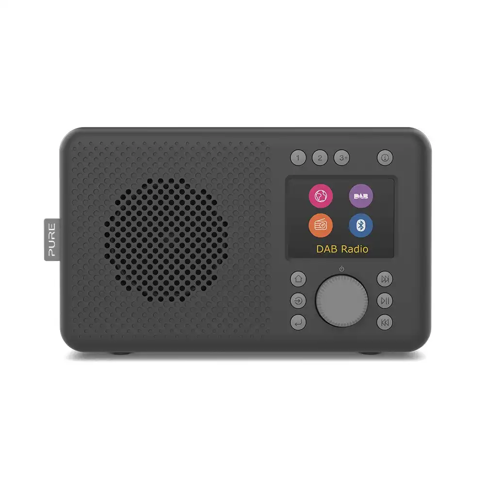 Pure Elan Connect 18.7cm DAB+/FM Internet Radio Audio w/ Bluetooth Charcoal