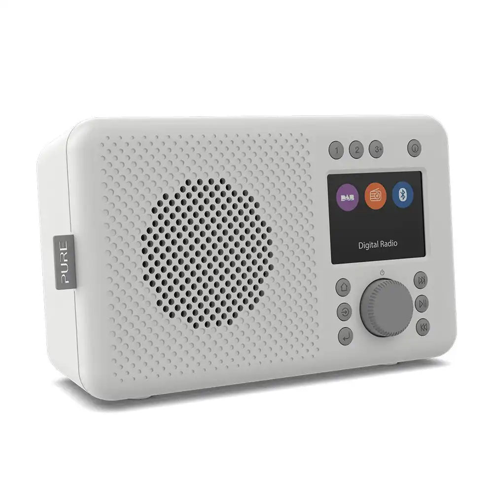 Pure Elan 18.7cm Portable Bluetooth DAB+/FM Radio Audio Sound w/Alarm Stone Grey