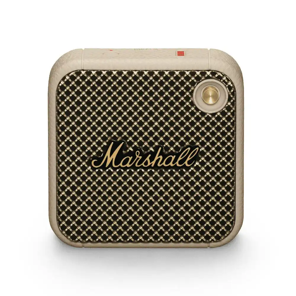 Marshall Willen IP67 Portable Pocket-Size Bluetooth Speaker w/Microphone - Cream