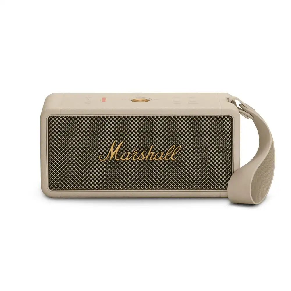 Marshall Middleton IP67 Portable Bluetooth Quickcharge Wireless Speaker - Cream