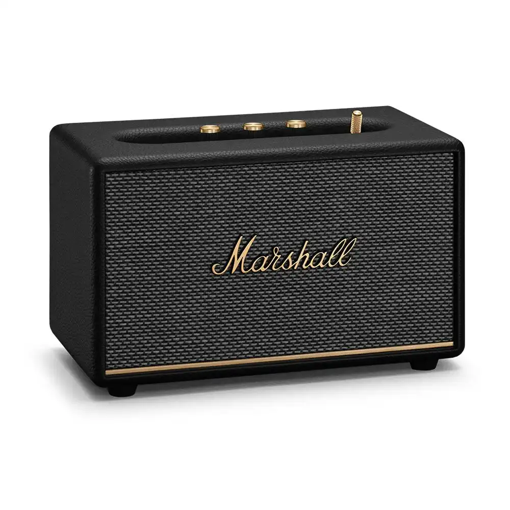 Marshall Acton III Vintage Bluetooth & 3.5mm Wired Home/TV Stereo Speaker Black